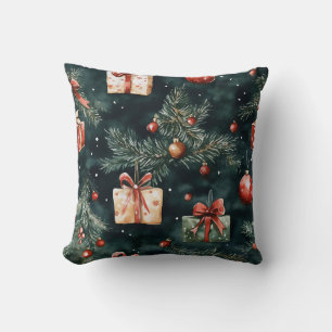 Feestelijke kerstboom Ornamenten en geschenken Pat Kussen