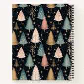 Feestelijke Kerstboom Patroon Recept Notitieboek (Achterkant)