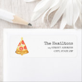 feestelijke kerstboom Pizza Pepperoni Etiket (Insitu)