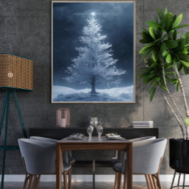 Feestelijke Kerstboom Poster