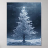 Feestelijke Kerstboom Poster (Voorkant)