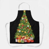 Feestelijke kerstboom Schort (Voorkant)