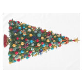 feestelijke kerstboom tafelkleed (Voorkant (Horizontaal))