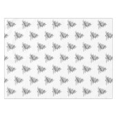 Feestelijke Kerstboom Tekening Patroon Vakantie Tafelkleed (Voorkant (Horizontaal))