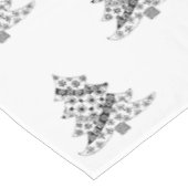 Feestelijke Kerstboom Tekening Patroon Vakantie Tafelkleed (Gekanteld)