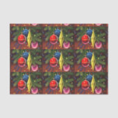 Feestelijke kerstboom Tissue Paper Tissuepapier (Voorkant)