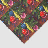 Feestelijke kerstboom Tissue Paper Tissuepapier (Detail)