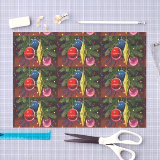Feestelijke kerstboom Tissue Paper Tissuepapier (Craft)
