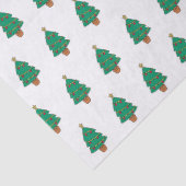 feestelijke kerstboom tissuepapier (Detail)