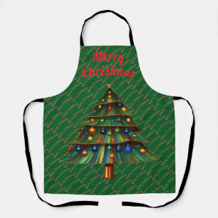 Feestelijke Kerstboom Vakantie Schort