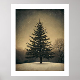 Feestelijke Kerstboom Wall Art Poster