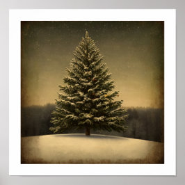 Feestelijke Kerstboom Wall Art Poster
