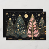 Feestelijke kerstboom Wenskaart Feestdagenkaart (Voorkant / Achterkant)