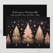 Feestelijke kerstboom Wenskaart Feestdagenkaart (Voorkant / Achterkant)