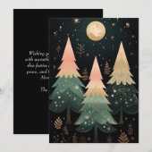 Feestelijke kerstboom Wenskaart Feestdagenkaart (Voorkant / Achterkant)