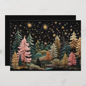 Feestelijke kerstboom Wenskaart Feestdagenkaart (Voorkant / Achterkant)