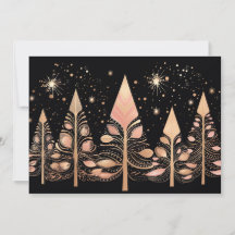 Feestelijke kerstboom Wenskaart