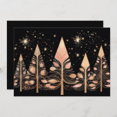 Feestelijke kerstboom Wenskaart Feestdagenkaart (Voorkant / Achterkant)