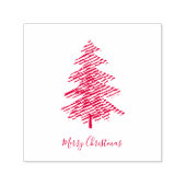 feestelijke kerstboom  zelfinktende stempel (Design)