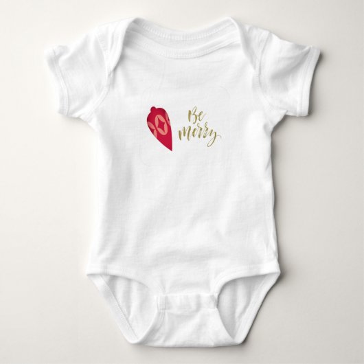 Feestelijke kerstboomornament Wees vrolijk Romper (Voorkant)