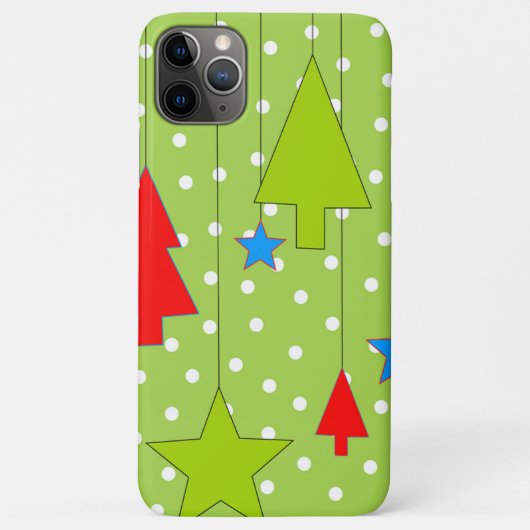 Feestelijke kerstboomprint Case-Mate iPhone case (Achterkant)