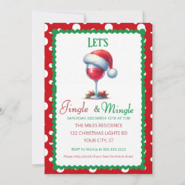 Feestelijke Kerstborrel en Netwerkfeest Kaart