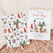 Feestelijke Kerstborrel Kaart