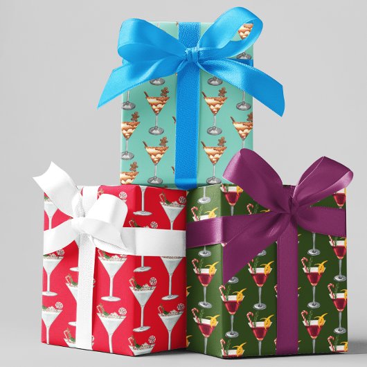 Feestelijke Kerstborrel Kerst Dranken Inpakpapier Vel