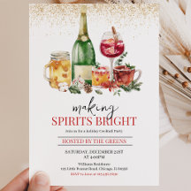 Feestelijke Kerstborrel Uitnodiging