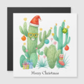 Feestelijke Kerstcactus met Sinterklaas Hoed & Orn (Voorkant / Achterkant)