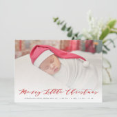 feestelijke kerstcadeaukaart aankondiging (Staand voorkant)