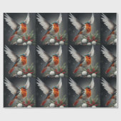 Feestelijke kerstcadeaupapier cadeaupapier (Vlak)