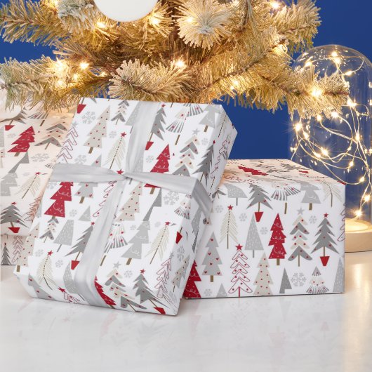 Feestelijke kerstcadeaus cadeaupapier (Feestdagen)