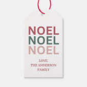 Feestelijke Kerstcadeautag Cadeaulabel (Voorkant)