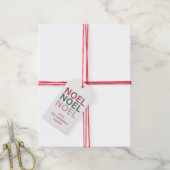 Feestelijke Kerstcadeautag Cadeaulabel (Met Touw)