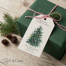 Feestelijke Kerstcadeautags voor Kerstmis Inpakken