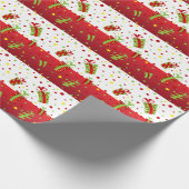 feestelijke kerstcadeautjes cadeaupapier (Hoek)