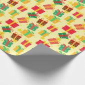 feestelijke kerstcadeautjes cadeaupapier (Hoek)