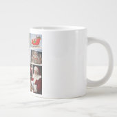 Feestelijke kerstcollage grote koffiekop (Rechts)