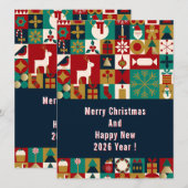 Feestelijke Kerstcollage 🎄✨ Kerstvreugde Feestdagenkaart (Voorkant / Achterkant)