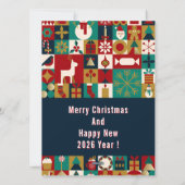 Feestelijke Kerstcollage 🎄✨ Kerstvreugde Feestdagenkaart (Achterkant)