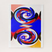 Feestelijke kerstdecoratie kunst legpuzzel (Verticaal)