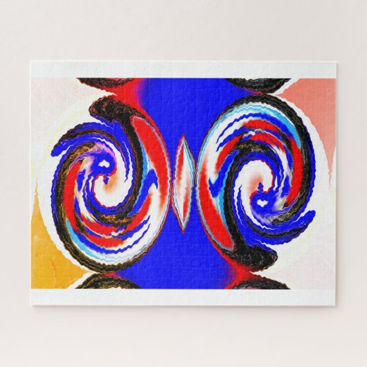 Feestelijke kerstdecoratie kunst legpuzzel (Horizontaal)