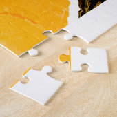 Feestelijke kerstdecoratie kunst legpuzzel (Zijkant)