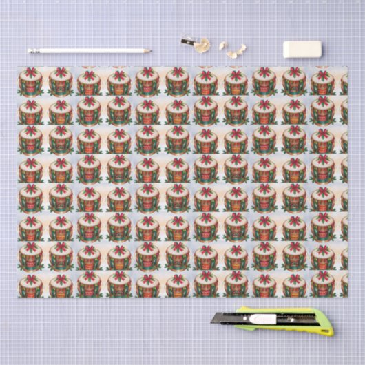 Feestelijke Kerstdrums Tissue Paper Tissuepapier (Craft)