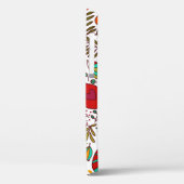 Feestelijke kerstelementen Naadloos ontwerp Case-Mate iPhone Case (Achterkant / Links)
