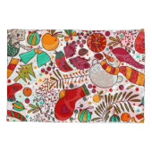 Feestelijke kerstelementen Naadloos ontwerp Kussensloop (Achterkant)