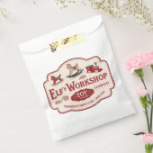 Feestelijke kerstelf workshop party bedankzakje (Gezegeld)