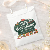 Feestelijke kerstelf workshop party bedankzakje (Geknipt)