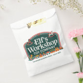 Feestelijke kerstelf workshop party bedankzakje (Gezegeld)